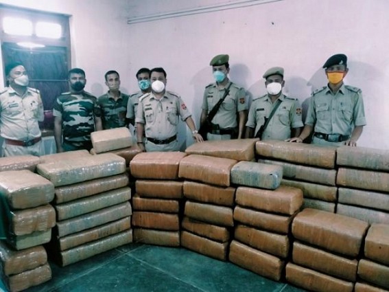 915 KG Ganja seized by Mandai Police 915 KG Ganja seized by Mandai Police